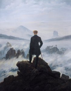 Caspar David Friedrich, ”Der Wanderer über dem Nebelmeer”, 1818